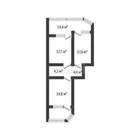 Квартира 58,7 м², 2-комнатная - изображение 1