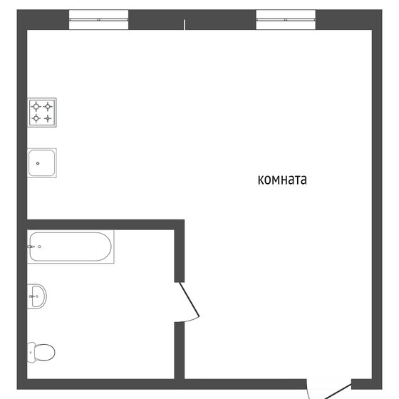 46 м², 1-комнатная квартира 10 200 000 ₽ - изображение 1