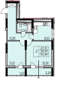 37,6 м², 2-комнатная квартира 4 450 000 ₽ - изображение 75