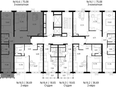 Квартира 76 м², 3-комнатная - изображение 2