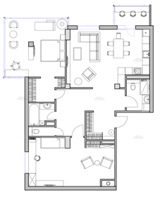 Квартира 124,8 м², 2-комнатная - изображение 2
