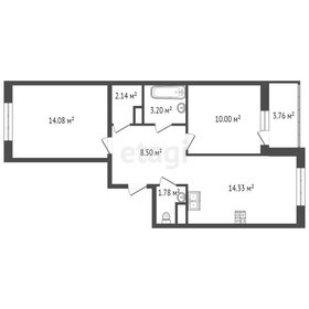 Квартира 55,9 м², 2-комнатная - изображение 4