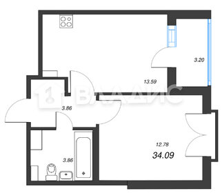 54 м², 2-комнатная квартира 11 650 000 ₽ - изображение 87