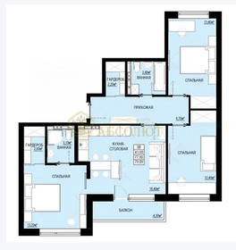 56,9 м², 2-комнатная квартира 4 892 540 ₽ - изображение 31