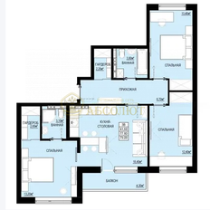 Квартира 79,1 м², 3-комнатная - изображение 2