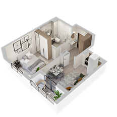 Квартира 36,4 м², 1-комнатная - изображение 4