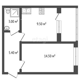 Квартира 35 м², 1-комнатная - изображение 1