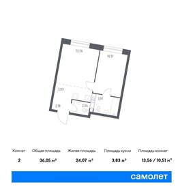 37,1 м², 1-комнатная квартира 8 500 000 ₽ - изображение 83