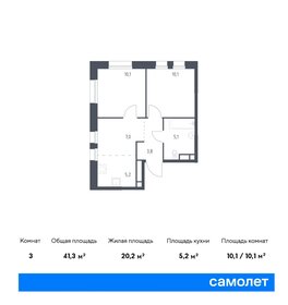 68 м², 3-комнатная квартира 17 100 000 ₽ - изображение 69