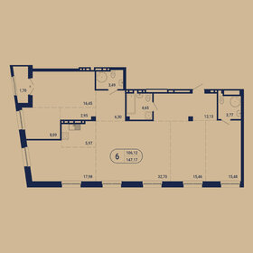 116,5 м², 4-комнатная квартира 39 150 284 ₽ - изображение 38