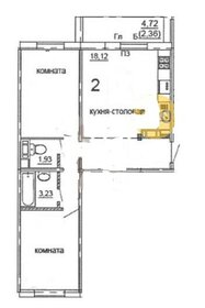 58,5 м², 3-комнатная квартира 6 078 800 ₽ - изображение 26