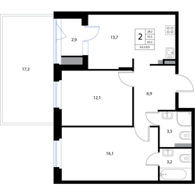 82,3 м², 4-комнатная квартира 10 350 000 ₽ - изображение 80