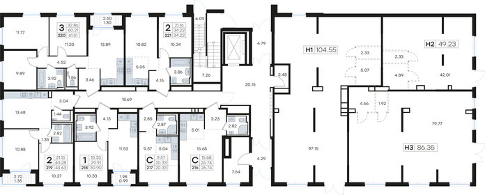 Квартира 34,2 м², 2-комнатная - изображение 2