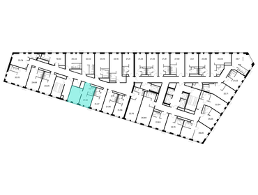 Квартира 37,4 м², 1-комнатные - изображение 2