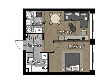 38,6 м², 2-комнатная квартира 13 900 000 ₽ - изображение 102