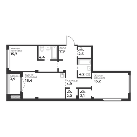 143 м², 5-комнатная квартира 13 200 000 ₽ - изображение 84