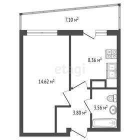 Квартира 35,1 м², 1-комнатная - изображение 1