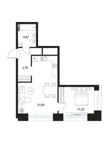 53,7 м², 2-комнатная квартира 4 500 000 ₽ - изображение 26