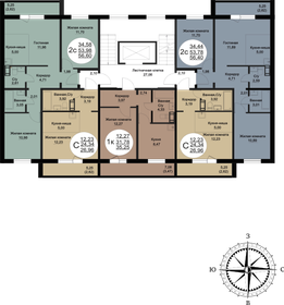 31,8 м², 1-комнатная квартира 3 479 910 ₽ - изображение 11