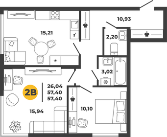 72 м², 3-комнатная квартира 5 250 000 ₽ - изображение 47