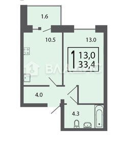 21,4 м², 1-комнатная квартира 2 900 000 ₽ - изображение 57