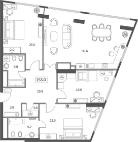 152,4 м², 4-комнатная квартира 69 322 928 ₽ - изображение 62