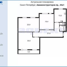 Квартира 114,4 м², 3-комнатная - изображение 2