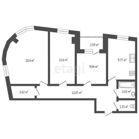 Квартира 72 м², 3-комнатная - изображение 3