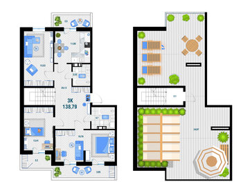 120,5 м², 3-комнатная квартира 15 683 892 ₽ - изображение 18