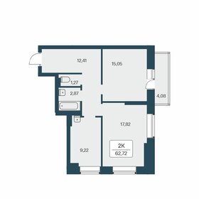 62,7 м², 2-комнатная квартира 5 950 000 ₽ - изображение 68