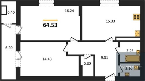 59,8 м², 2-комнатная квартира 6 003 000 ₽ - изображение 13