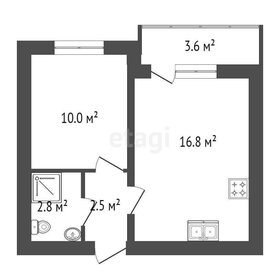 Квартира 32,9 м², 1-комнатная - изображение 1