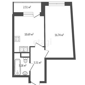 Квартира 38 м², 1-комнатная - изображение 2