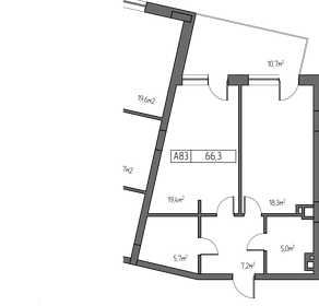 63,3 м², 1-комнатные апартаменты 39 795 140 ₽ - изображение 6