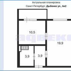 Квартира 38,2 м², 1-комнатная - изображение 2