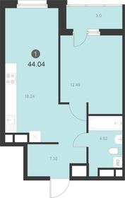 44,2 м², 1-комнатная квартира 8 271 010 ₽ - изображение 9
