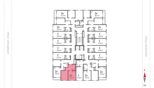 49,6 м², 2-комнатная квартира 3 300 000 ₽ - изображение 124