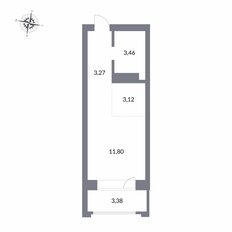 Квартира 21,7 м², студия - изображение 2