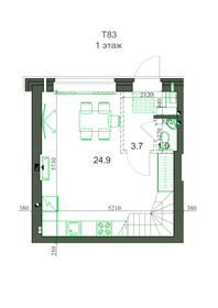 Квартира 83,4 м², 4-комнатная - изображение 1