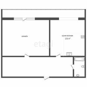 Квартира 44,8 м², 1-комнатная - изображение 1