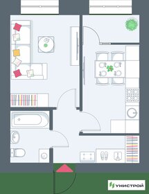 Квартира 34,2 м², 1-комнатная - изображение 1