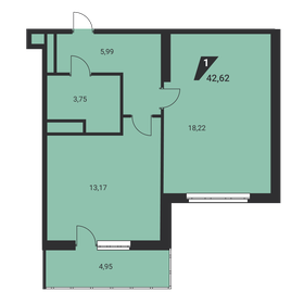 41,4 м², 2-комнатная квартира 5 150 000 ₽ - изображение 124