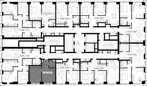 Квартира 35 м², 1-комнатная - изображение 2