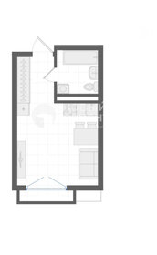 Квартира 24,3 м², студия - изображение 1