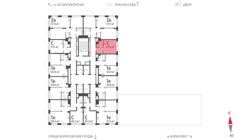 22,3 м², квартира-студия 9 751 790 ₽ - изображение 16