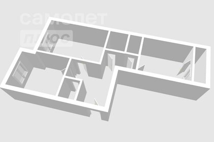 Квартира 70,4 м², 2-комнатная - изображение 1