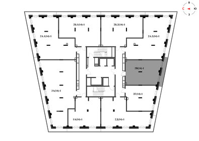 62,1 м², 1-комнатная квартира 20 424 632 ₽ - изображение 43