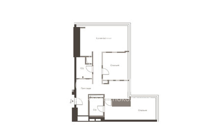 Квартира 95,5 м², 3-комнатные - изображение 2
