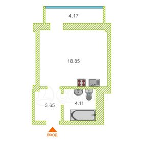 26,7 м², квартира-студия 3 380 000 ₽ - изображение 50