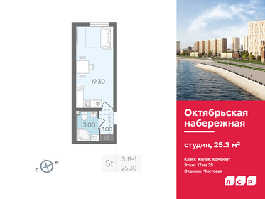 26,5 м², апартаменты-студия 5 290 000 ₽ - изображение 64